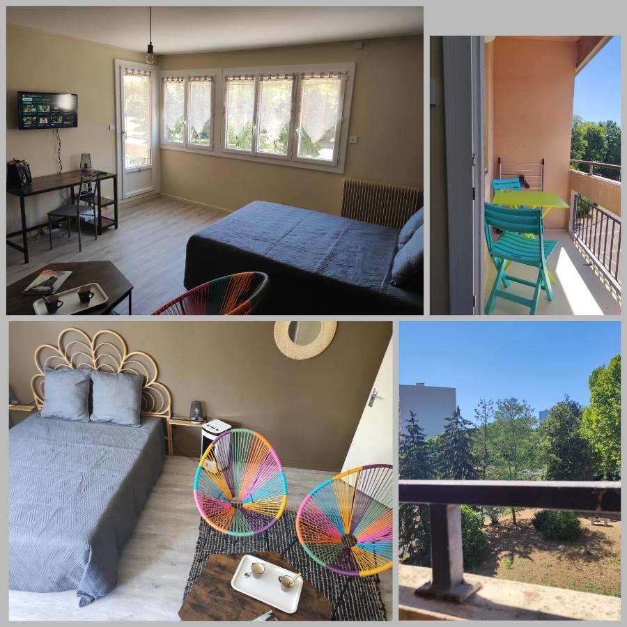 Studio - Meuble Tourisme, Trois Etoiles - 34 M2 Refait A Neuf- Residence Mâcon 外观 照片