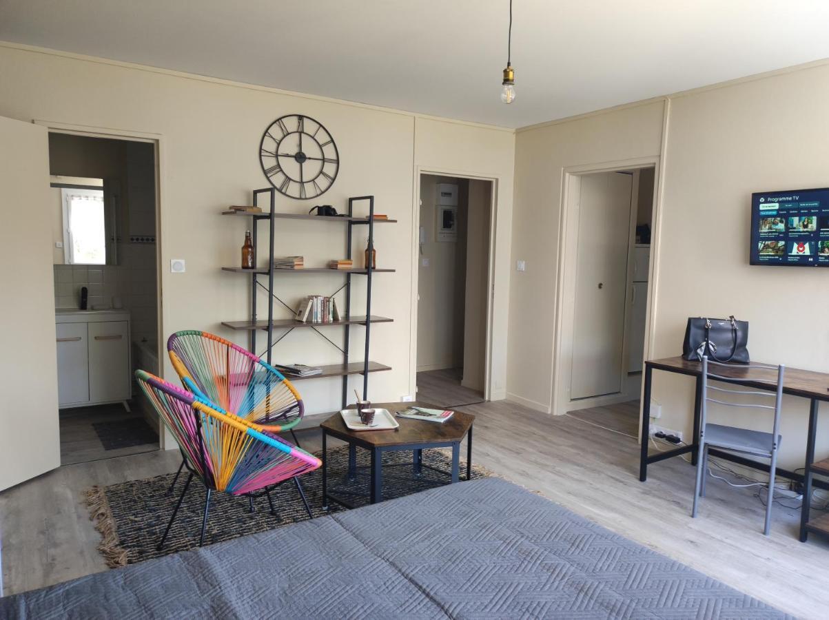 Studio - Meuble Tourisme, Trois Etoiles - 34 M2 Refait A Neuf- Residence Mâcon 外观 照片